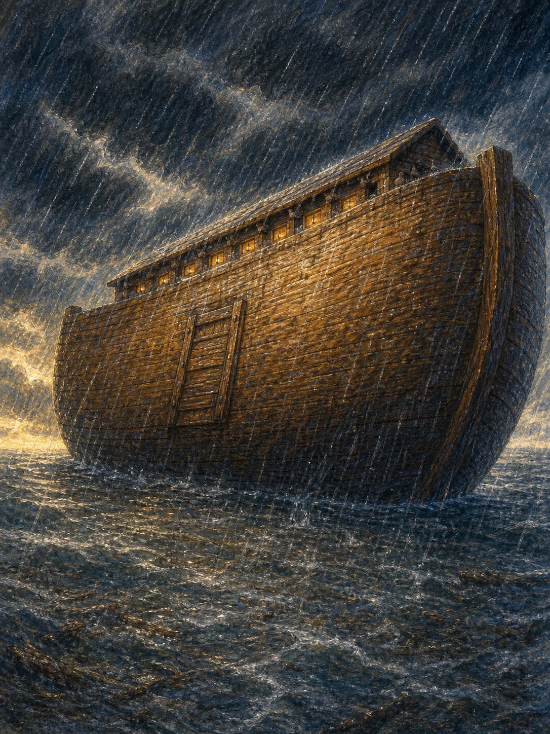 verhaal van Noach's ark voor kinderen — illustratie pagina 11