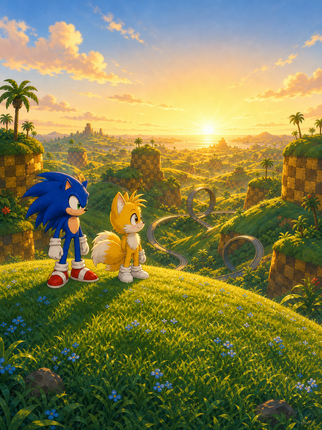 sonic anime příběh (IP demo — neurčeno pro indexaci) — ilustrace na straně 1