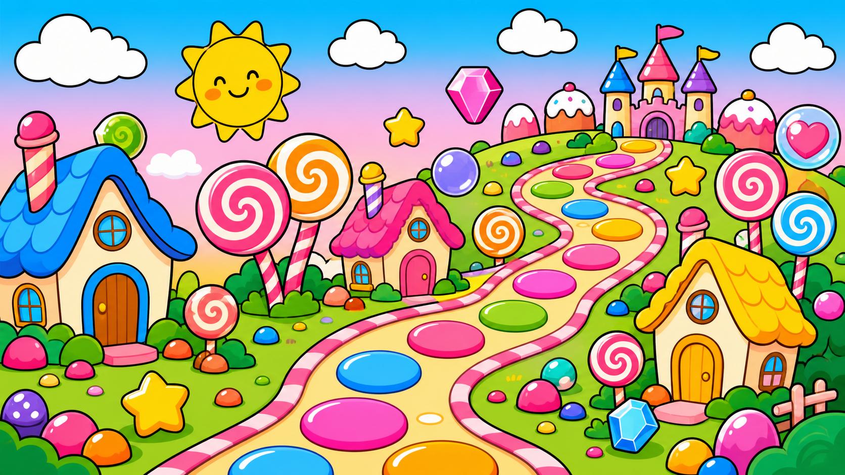 Cartoon children's book illustration styles in Readkidz