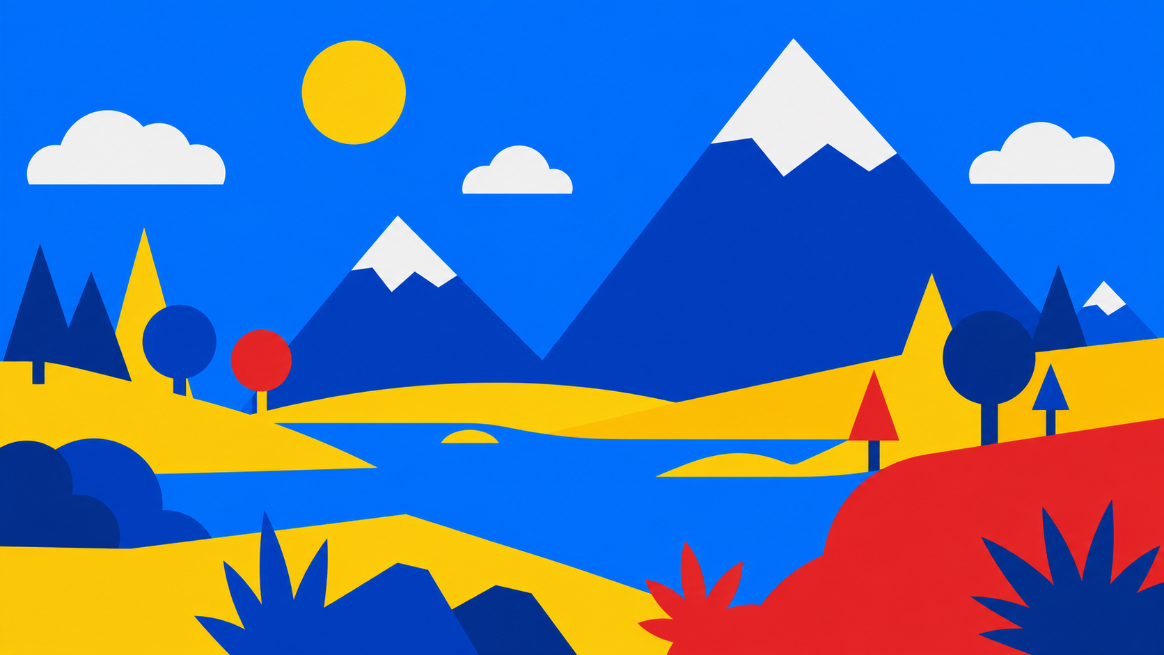 Flat and minimal children's book illustration styles in Readkidz