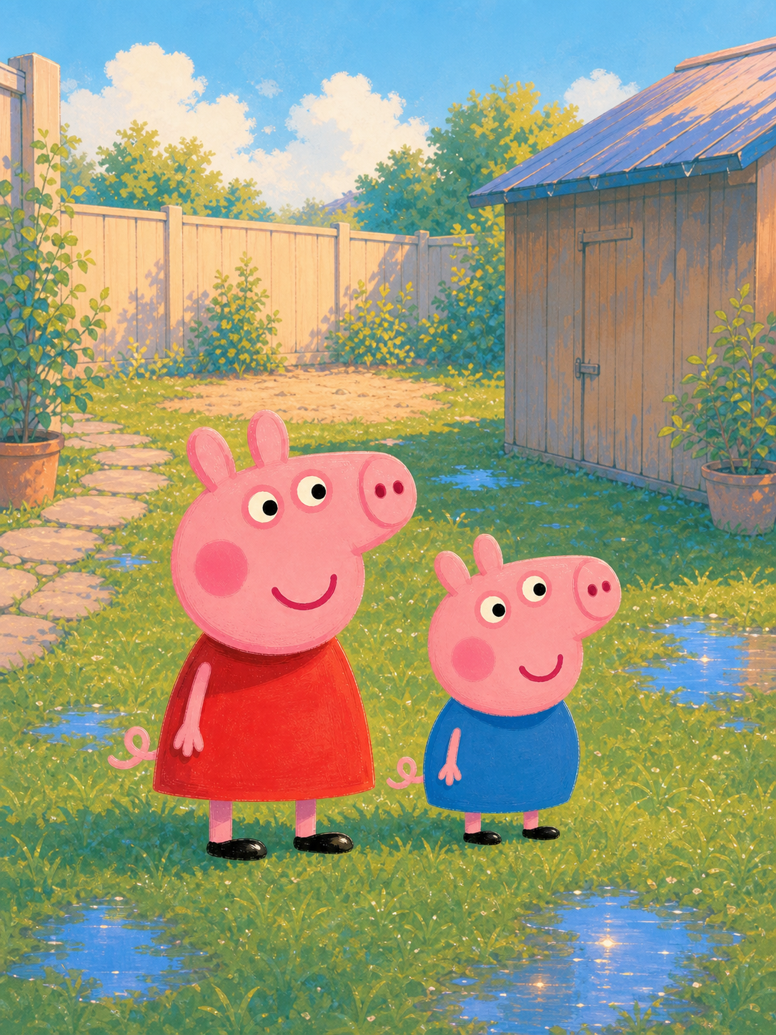 Peppa Pig and the Little Rain Garden