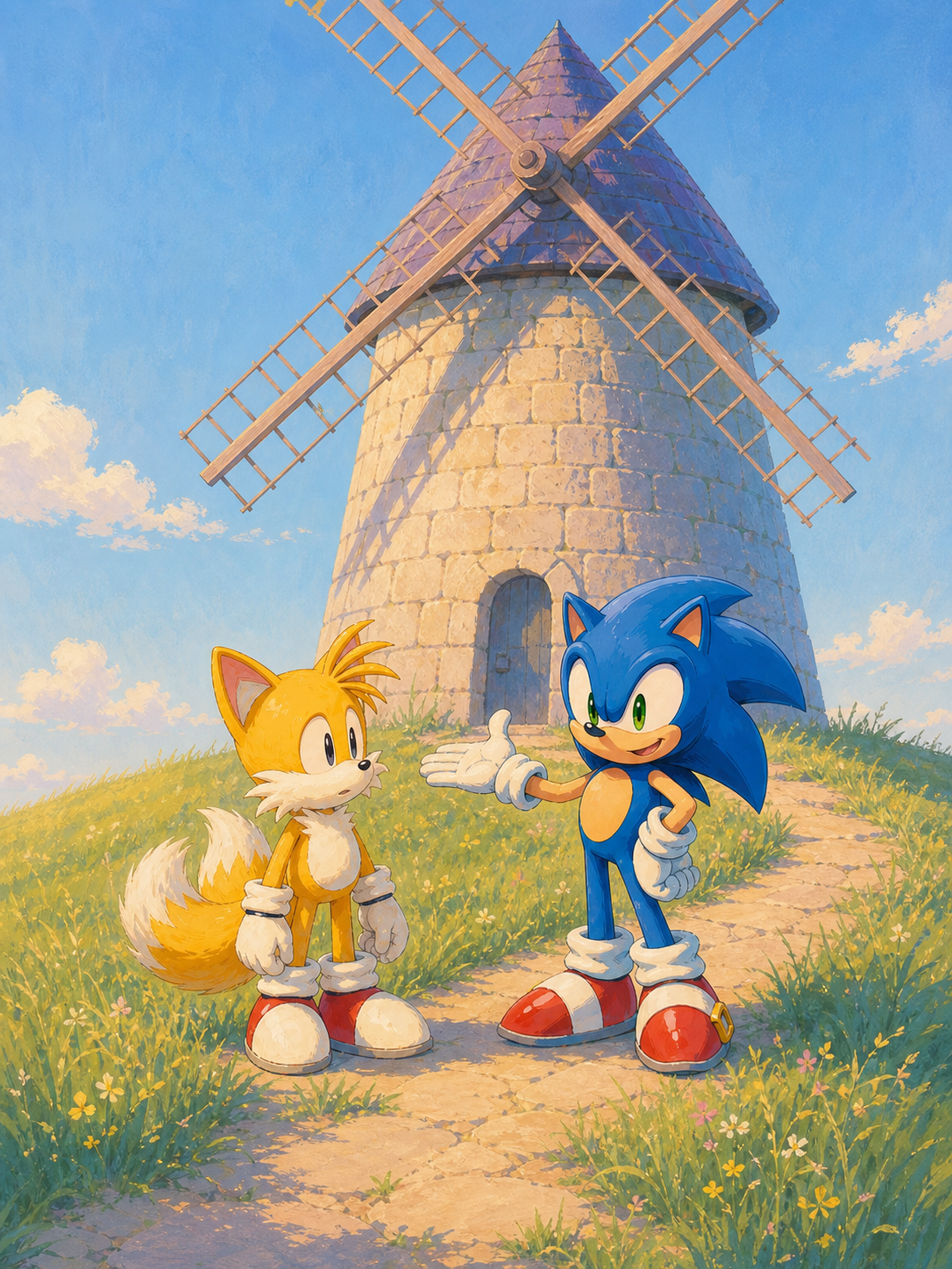 Sonic and Tails story (IP demo — not for indexing) — page 2 illustration