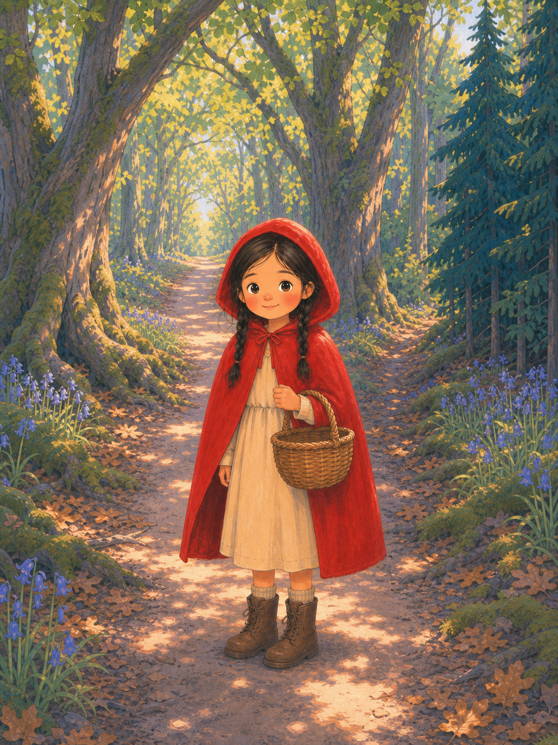 Little Red Riding Hood and the Wise Forest Path